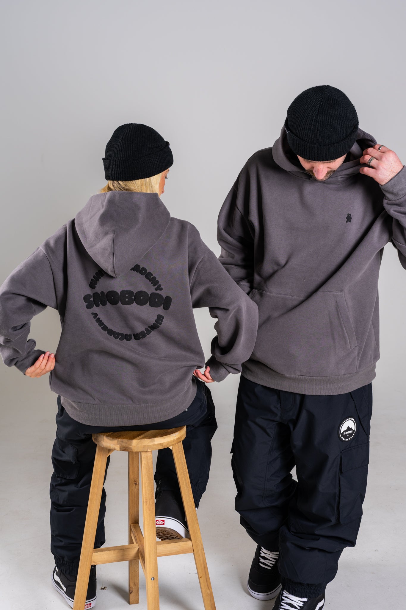 Academy Hoodie - Charcoal