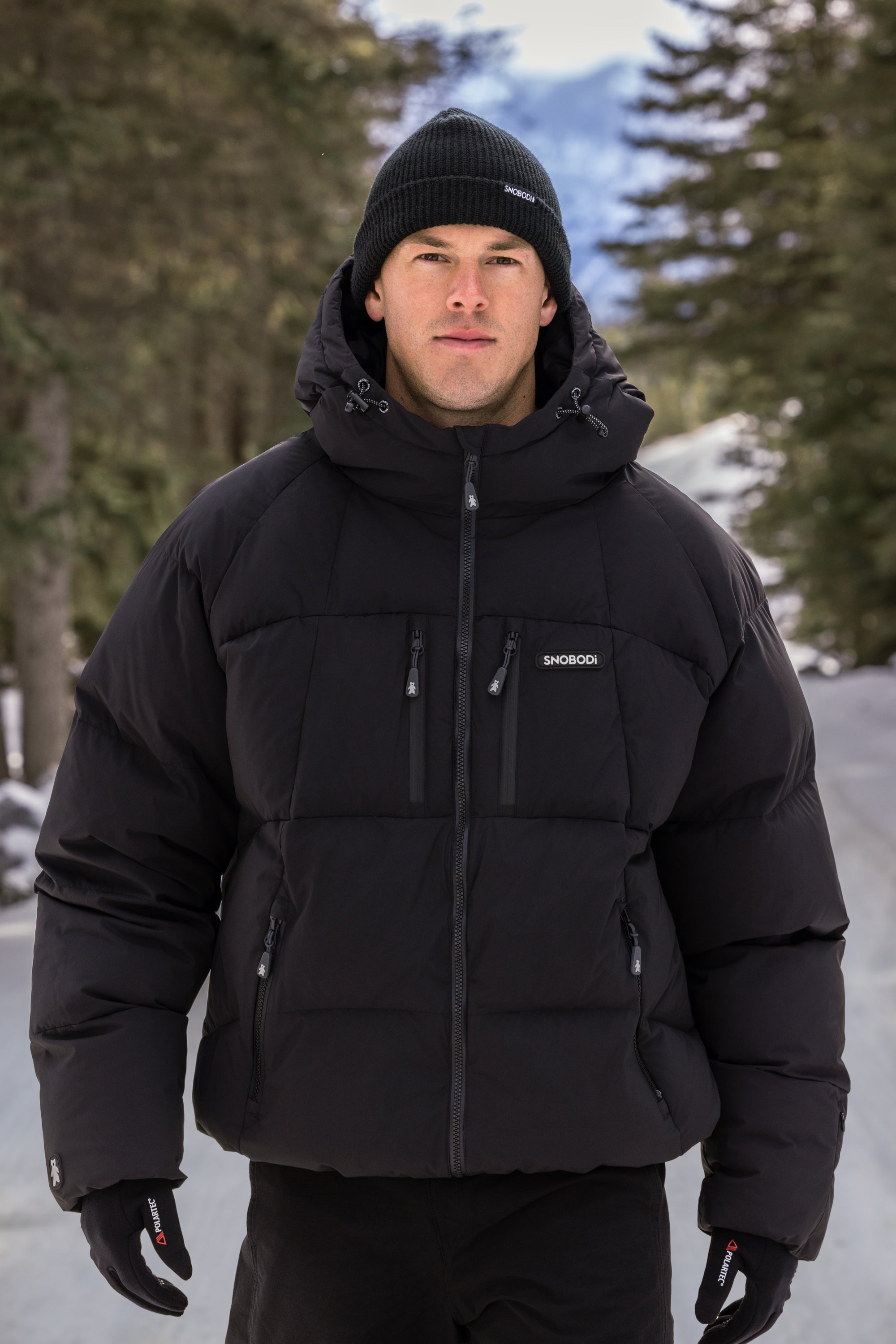 Puffer Jacket - Black