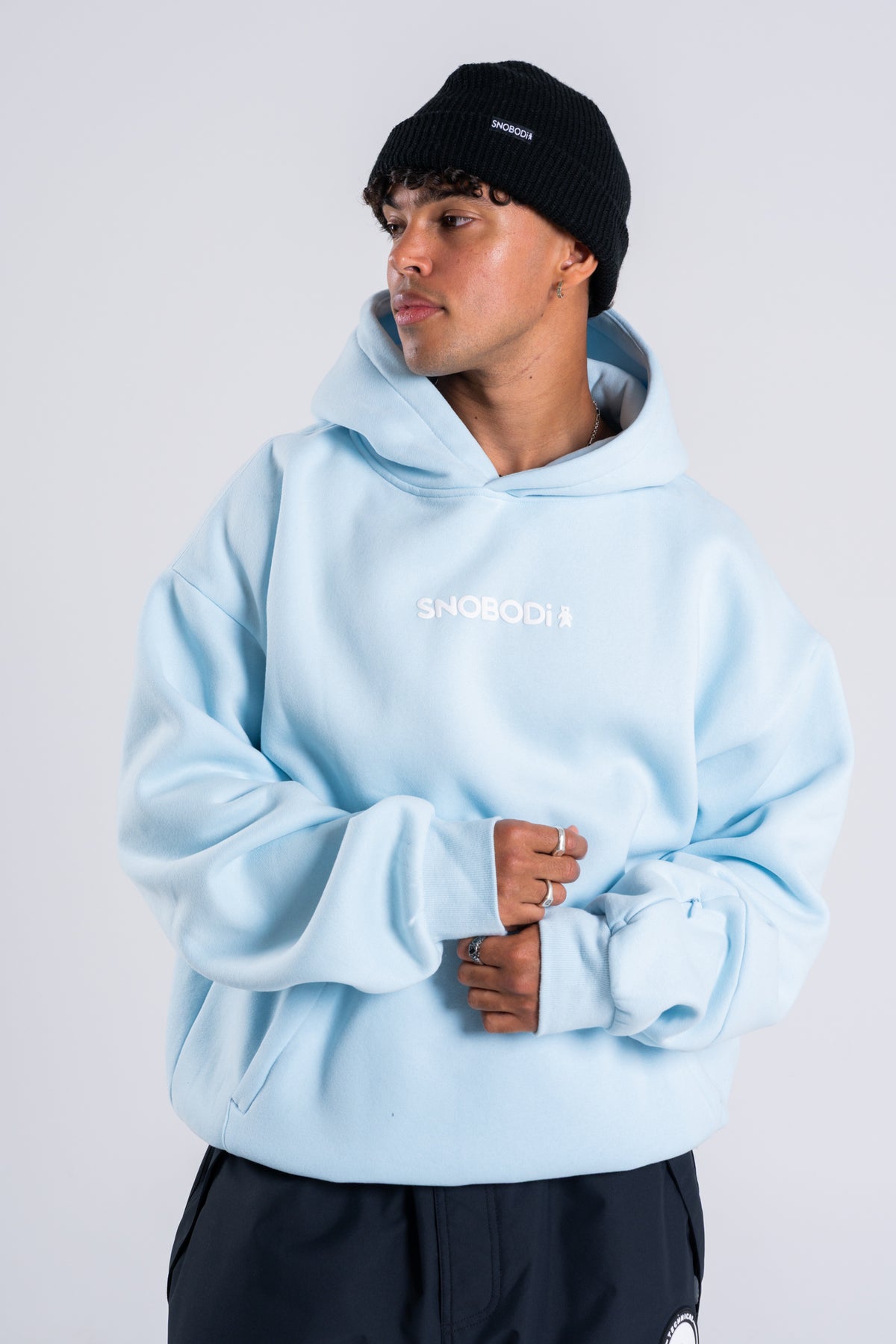 SNOBODi | Men’s & Women’s Snow Hoodie | Venture in Sky Blue – Snobodi