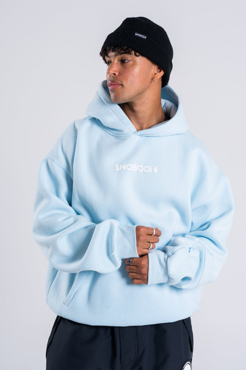 SNOBODi | Men’s & Women’s Snow Hoodie | Venture in Sky Blue – Snobodi