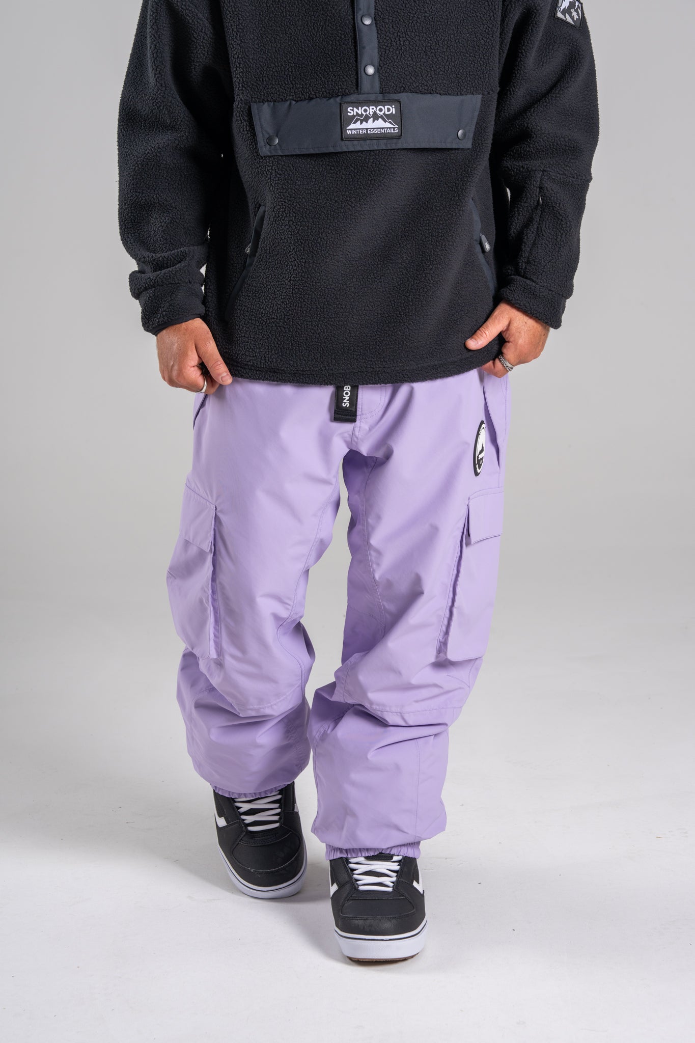FYVE スノーボードウェア REFLECTIVE PANTS PURPLEサイズXXL