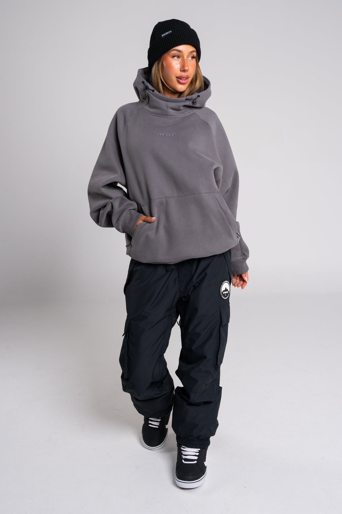 Peak Hoodie - Charcoal