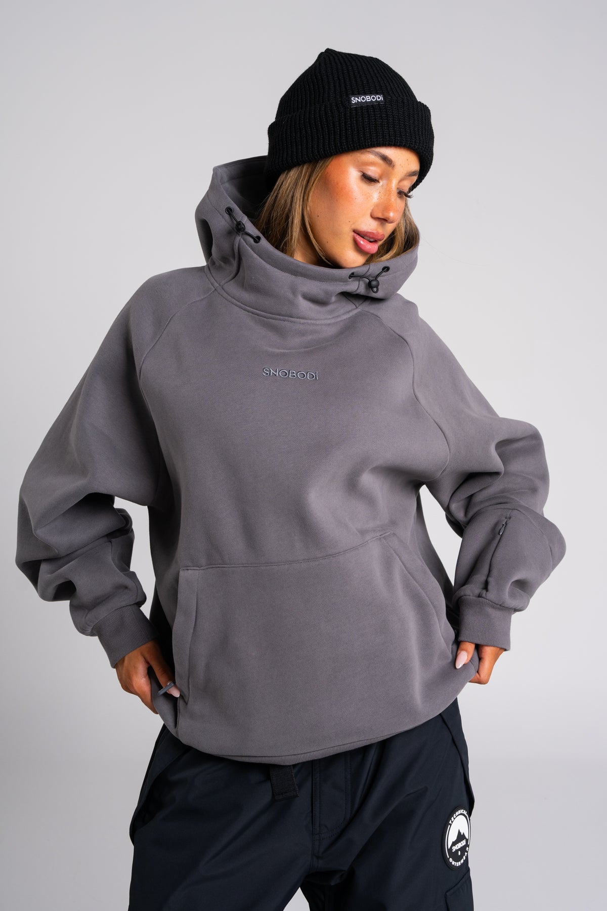 Peak Hoodie - Charcoal