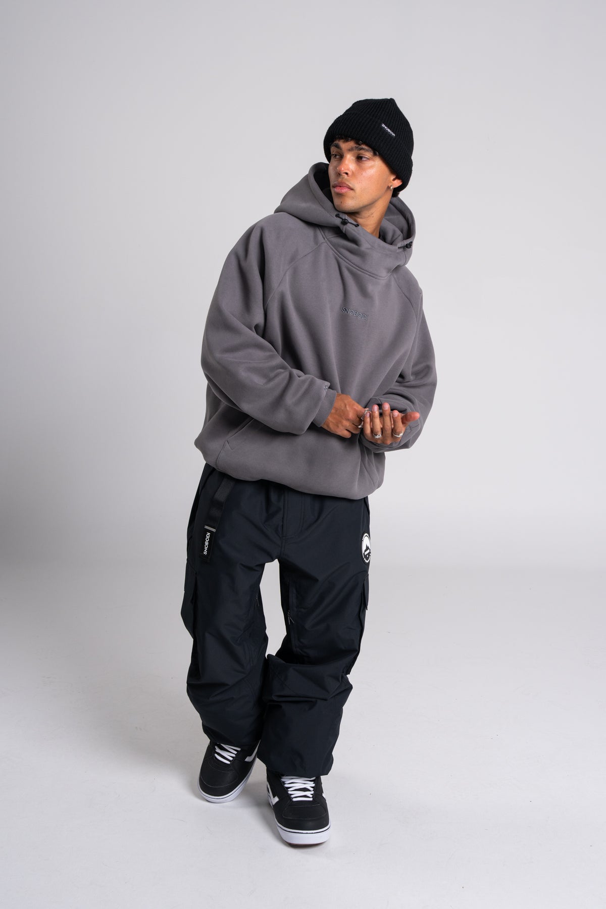 Peak Hoodie - Charcoal