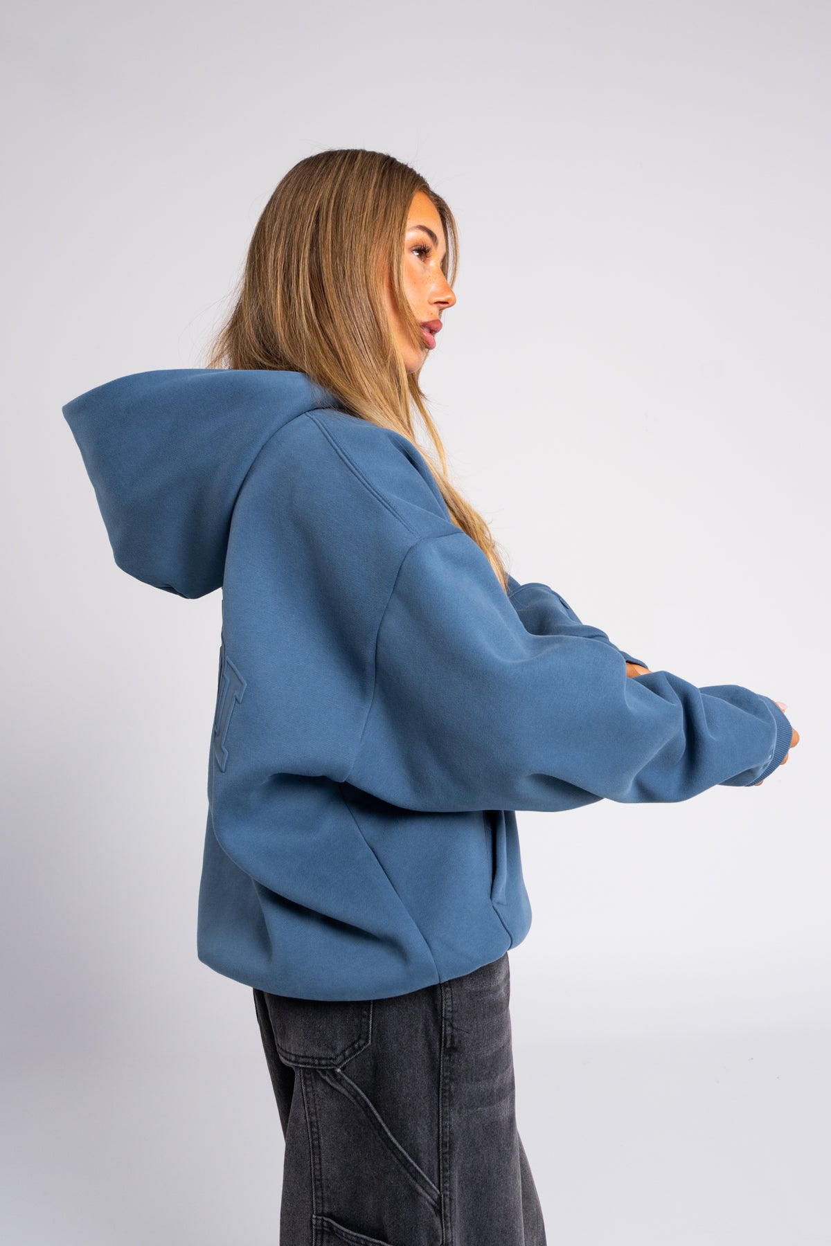 North Hoodie - Dusty Teal